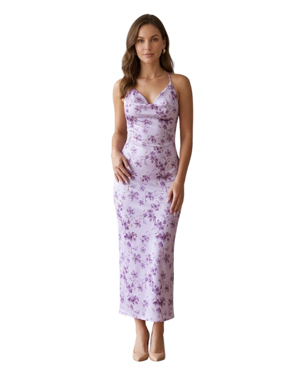 Wisteria Softie Backless Dress